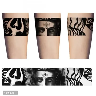 TEMPORARY TATTOOWALA  Tribal Hand Band Tattoo Waterproof Men and Women Temporary Body Tattoo-thumb0