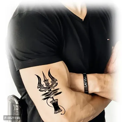 Shiv with Trishul Tattoo Waterproof Sticker Mahadev God Shiva Temporary Body Tattoo