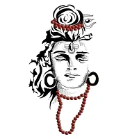 God Shiv with Rudraksh Tattoo For Boy and Girl Temporary Body Tattoo Waterproof Sticker-thumb1