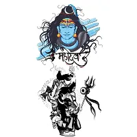 Mahadev with Shiva Tattoo God Sticker Waterproof For Men and Women Temporary Body Tattoo-thumb1