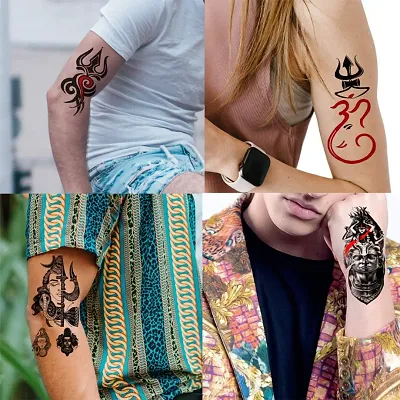 Tattoo of Lord Shiva & Snake with Trisul / Learn tattoo /महाकाल टैटू और  सांप /Mahakal tattoo - YouTube