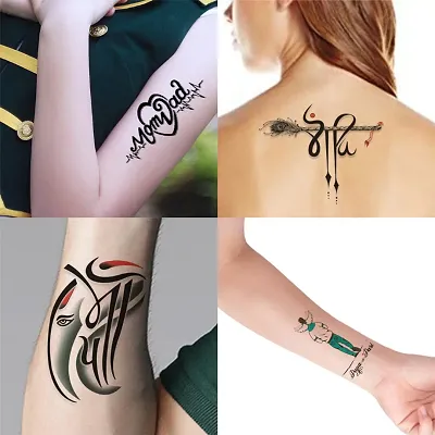 Comet Busters Spiritual Black Temporary Body Tattoo Sticker BJ316