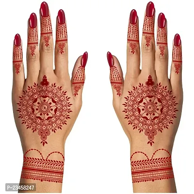 Both Side Mandala Mehndi Design Waterproof For Girls Body Sticker