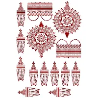 Both Side Mandala Mehndi Design Waterproof For Girls Body Sticker-thumb1