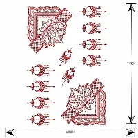 Mehndi Louts Flower Mehndi Henna Tattoo Waterproof For Women Body Sticker-thumb1