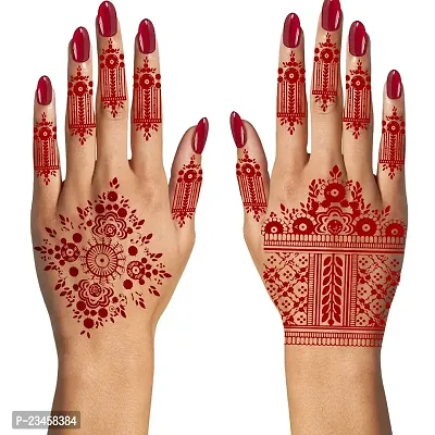 Flower Henna Mehndi Tattoo Love Women Temporary Body Tattoo
