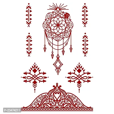 Temporary Tattoowala Mandala Mehndi Tattoo For Women Waterproof Temporary Tattoo-thumb3