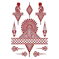 Temporary Tattoowala Mandala Mehndi Tattoo For Women Waterproof Temporary Body Tattoo Sticker-thumb2