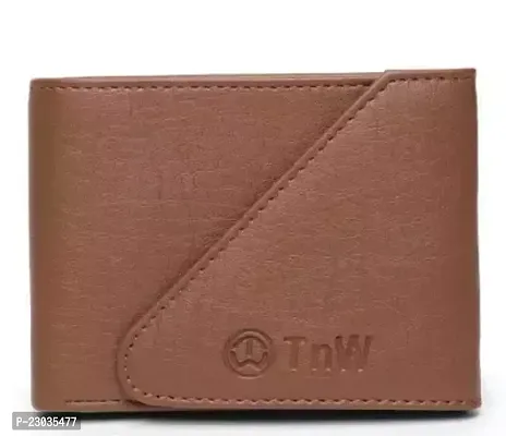 Comfortable Short Length Solid Two Fold Wallet For Men-thumb0