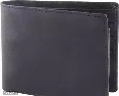 Comfortable Short Length Solid Two Fold Wallet For Men-thumb0