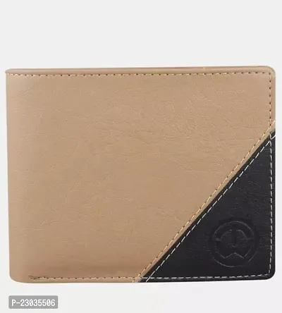 Comfortable Short Length Solid Two Fold Wallet For Men-thumb0