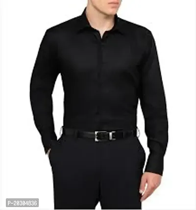 Classic Cotton Solid Formal Shirts for Men-thumb0