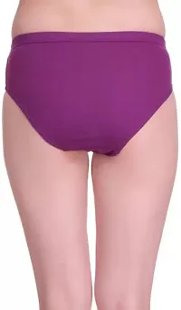 Comfy Cotton Blend Solid Panty For Women-thumb1