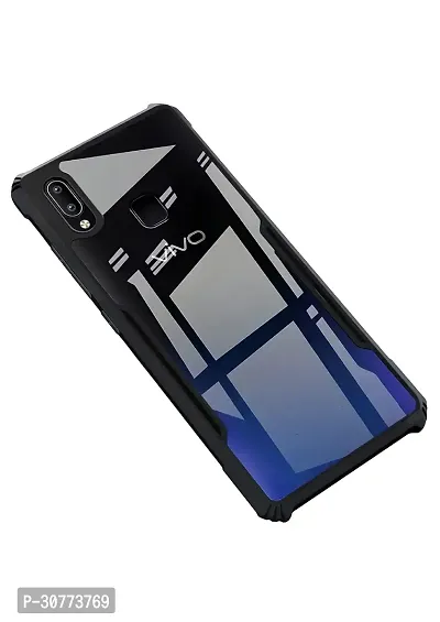 Back Cover for VIVO Y91 92 Black Silicon Pack of 1-thumb0