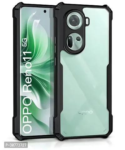 Back Cover for OPPO RENO 11 5G 36 Black Silicon Pack of 1-thumb0