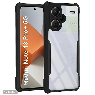 Back Cover for REDMI NOTE 13 PRO+ 5G 50 Black Silicon Pack of 1