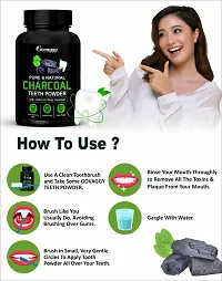 Govaggy Pure  Natural Charcoal Teeth Powder For Teeth Whitening-thumb1