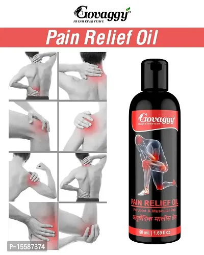 Govaggy Joint Pain Relief Oil Ayurvedic Malish Tel Essential Oils Others-thumb0