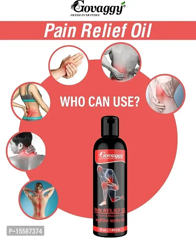Govaggy Joint Pain Relief Oil Ayurvedic Malish Tel Essential Oils Others-thumb3