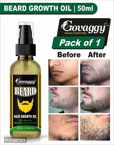 Govaggy Beardo Beard Hair Growth Oil | 50ml