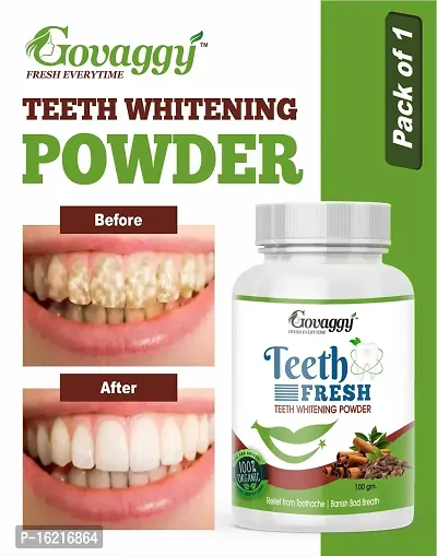 Govaggy Teeth Glow  Premium Teeth Whitening Powder