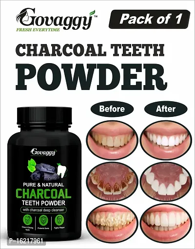 Govaggy Charcoal Teeth Powder 100gms