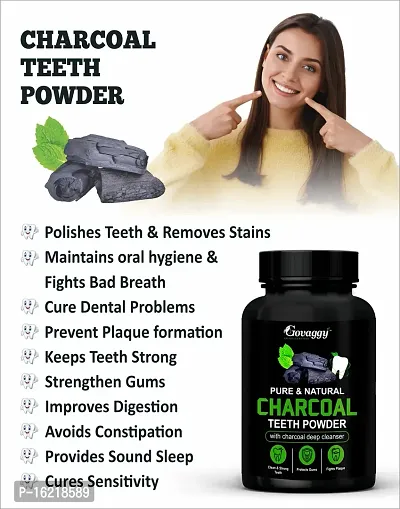 Govaggy Everyday Charcoal Teeth Whitening Powder-thumb4