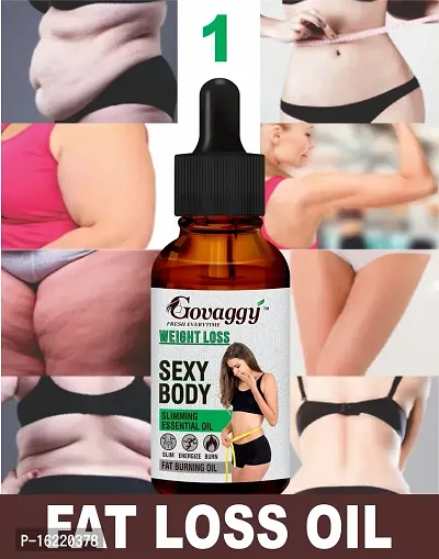 Govaggy Accelerated Fat Burning Oil - Turbocharge Your Weight Loss with our Powerful Thermogenic Formula and Cellulite Reduction Technology