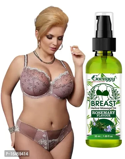 Govaggy Herbal Breast Massage Oil - Herbal Solution for Promoting Breast Firmness and Tone