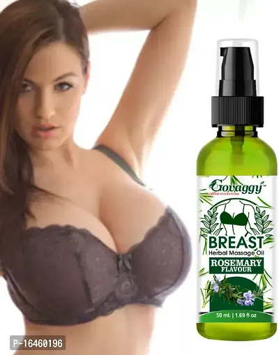 Govaggy Herbal Breast Massage Oil - Effective Ayurvedic Oil for Breast Uplift and Tightening