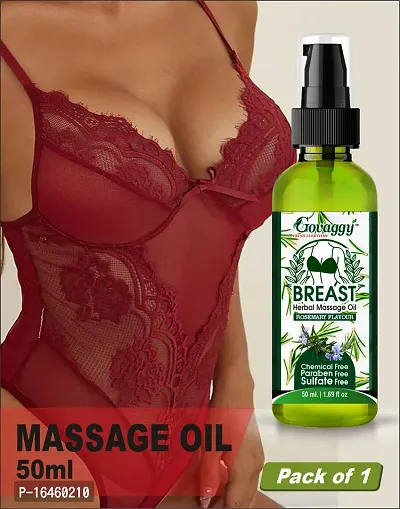 Ayurvedic Govaggy Herbal Breast Massage Oil - Natural Remedy for Enhancing Bust Appearance-thumb0