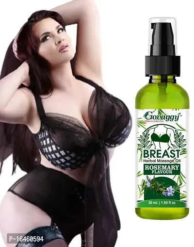 Govaggy Herbal Breast Massage Oil - Natural Formula for Firming and Enhancing Bust