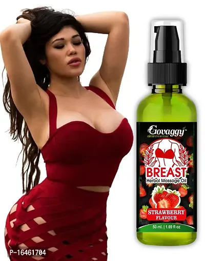 Natural Govaggy Herbal Breast Massage Oil - Ayurvedic Oil for Beautiful and Youthful Breasts-thumb0