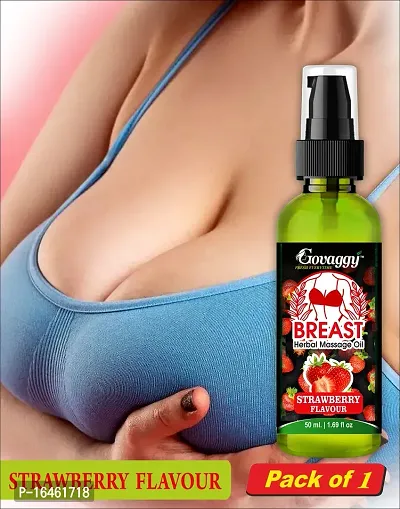 Enriching Govaggy Herbal Breast Massage Oil - Natural Formula for Enhanced Breast Beauty
