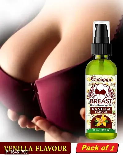 Ayurvedic Govaggy Herbal Breast Massage Oil - Natural Oil for Boosting Bust Confidence
