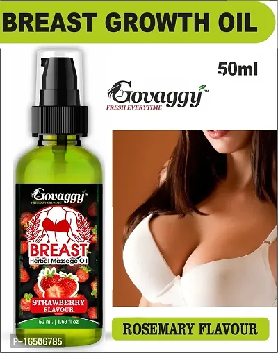 Big Boobs Organic Govaggy Herbal Breast Massage Oil - Ayurvedic Blend for Breast Health and Nourishment