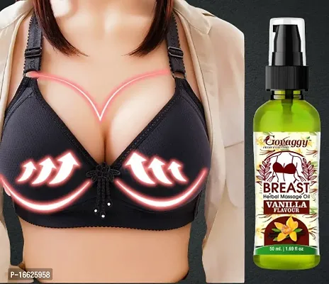 Effective Govaggy Herbal Breast Massage Oil - Ayurvedic Oil for Breast Uplift and Tightening