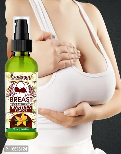 100% Natural Govaggy Herbal Breast Massage Oil - Herbal Blend for Breast Firming and Conditioning
