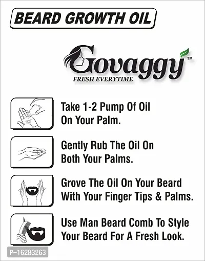 Go from Patchy to Powerful Govaggy Beard Growth Oil-thumb2