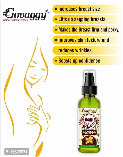 Ayurvedic Govaggy Herbal Breast Massage Oil - Herbal Oil for Enhanced Bust Appearance-thumb3