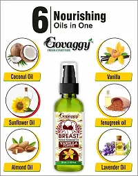 100% Natural Govaggy Herbal Breast Massage Oil - Herbal Blend for Breast Firming and Conditioning-thumb1