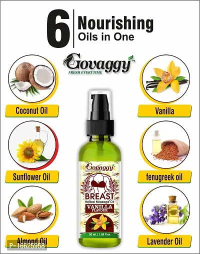 Effective Govaggy Herbal Breast Massage Oil - Ayurvedic Oil for Breast Uplift and Tightening-thumb3