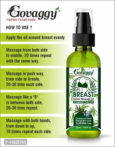 Govaggy Herbal Breast Massage Oil - Herbal Solution for Promoting Breast Firmness and Tone-thumb4