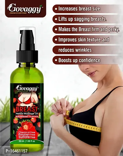 Ayurvedic Govaggy Herbal Breast Massage Oil - Herbal Oil for Enhanced Bust Appearance 1-thumb2