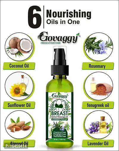 Govaggy Herbal Breast Massage Oil - Herbal Solution for Promoting Breast Firmness and Tone-thumb4