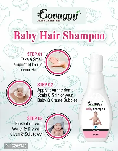 Govaggy Baby Hair Shampoo Pure Care for Delicate Baby Hair-thumb2