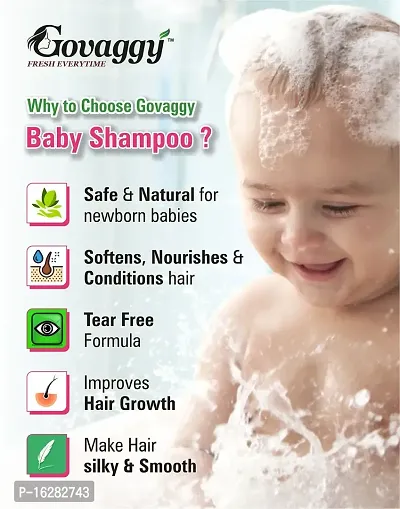 Govaggy Baby Hair Shampoo Pure Care for Delicate Baby Hair-thumb4