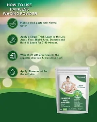 Govaggy Natural Painless Wax Powder For Instant Hair Remove For Men  Women 100 g-thumb2