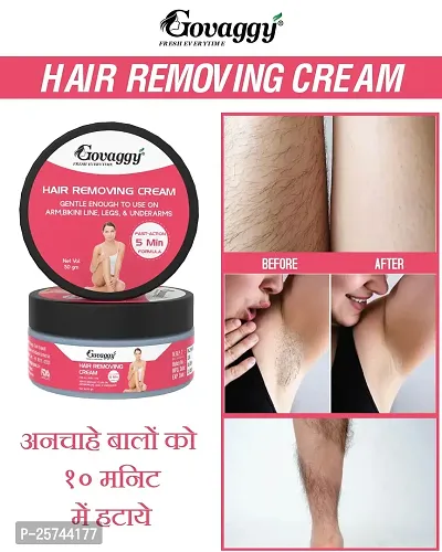 Govaggy Hair removal cream for vagina, Underarm, Bikini line, Intimate Area Hair remover Cream