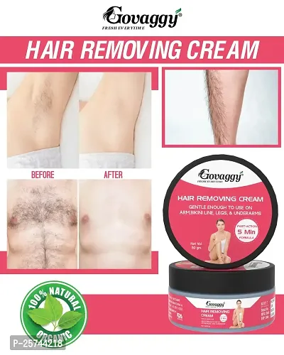 Govaggy Hair removal cream for vagina, Underarm, Bikini line, Intimate Area Hair remover Cream